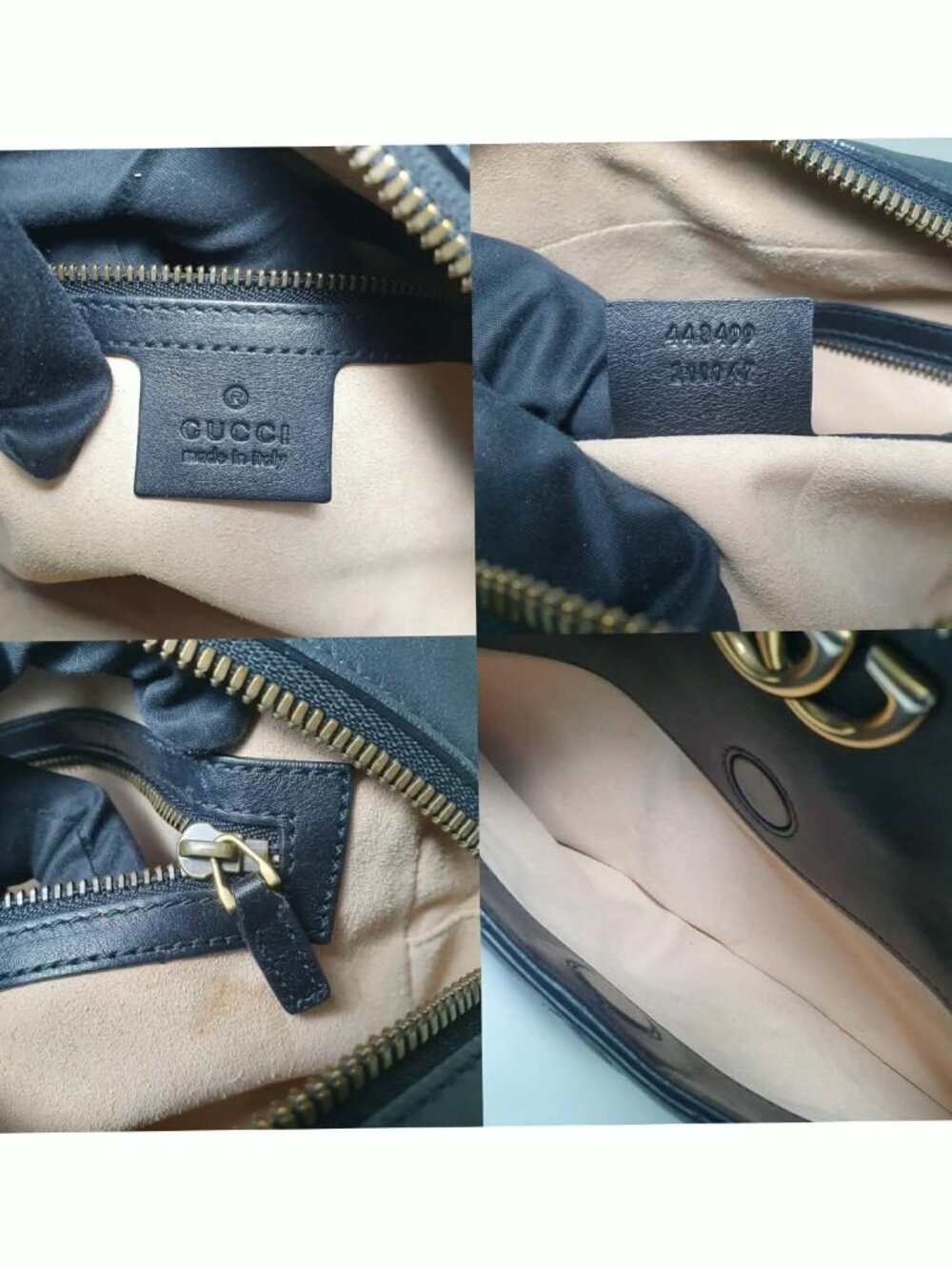 Authentic Gucci GG Marmont Small Camera Bag Black Leather Matelassé Crossbody - Picture 11 of 11